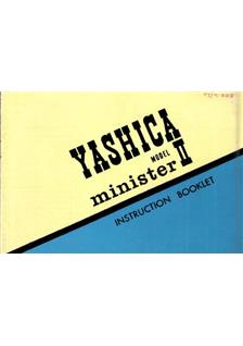 Yashica Minister 2 manual. Camera Instructions.